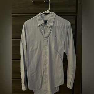 Men’s Vineyard Long Sleeve Dress Shirt Button Down - Small